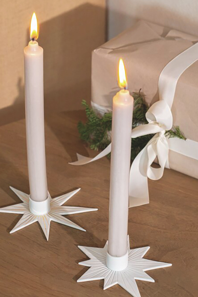 Kerzenhalter Sterne "Sterne Relief" - 51537 - Räder Design-dquadrat