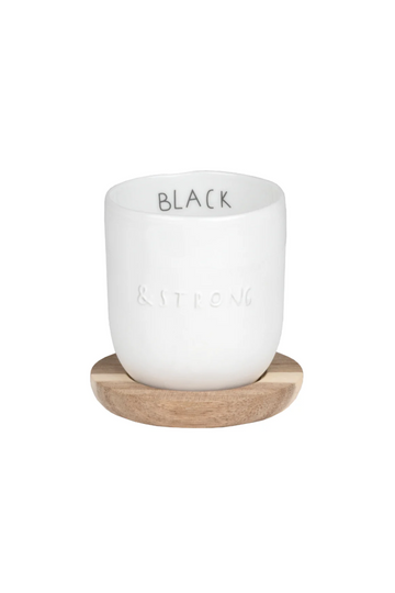 Kleiner Becher - 100 ml - Dining - BLACK & STRONG 16517 - Räder Design - Küche