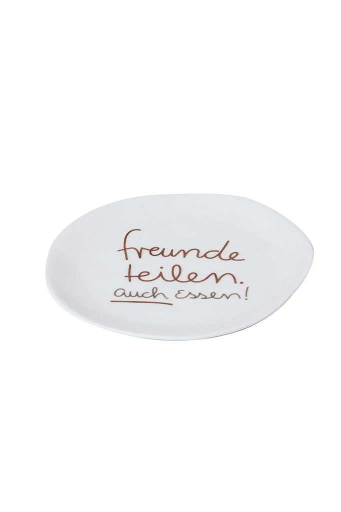 Kleiner Teller - FREUNDE TEILEN AUCH ESSEN 18001 - Räder Design - Küche