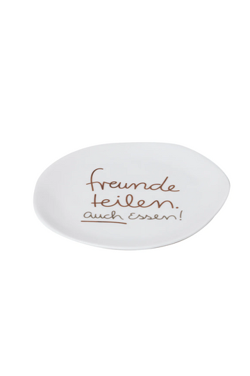 Kleiner Teller - FREUNDE TEILEN AUCH ESSEN 18001 - Räder Design - Küche