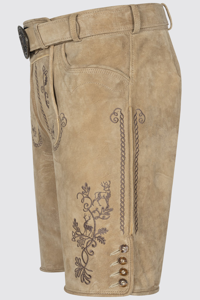 Lederhose MILIAN mit Gürtel - Krüger Buam - 965070-000-0071-dquadrat