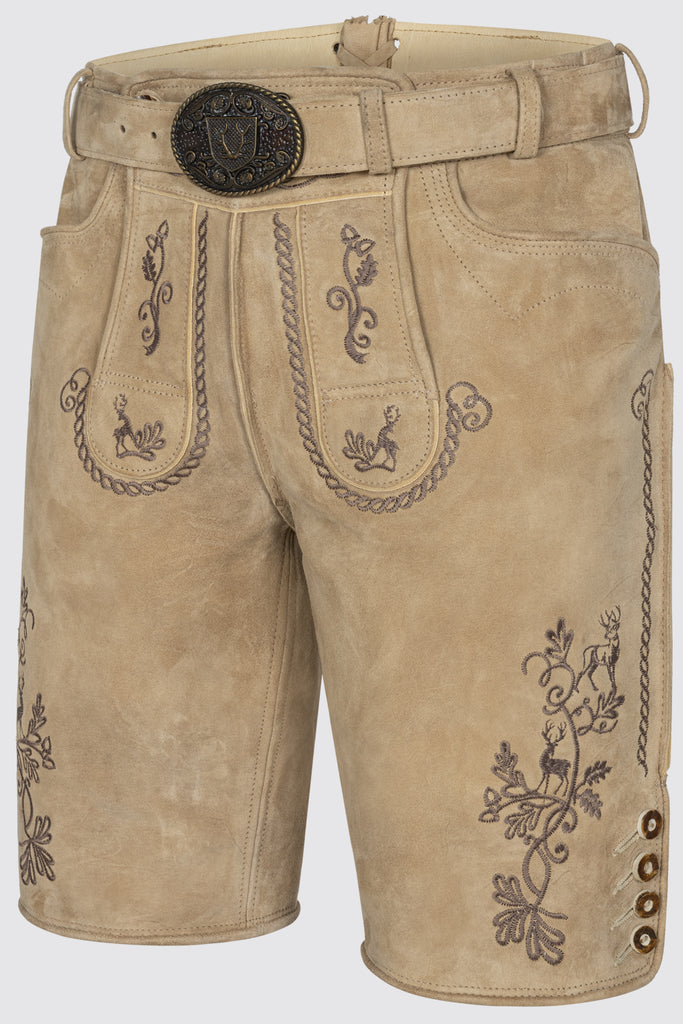 Lederhose MILIAN mit Gürtel - Krüger Buam - 965070-000-0071-dquadrat