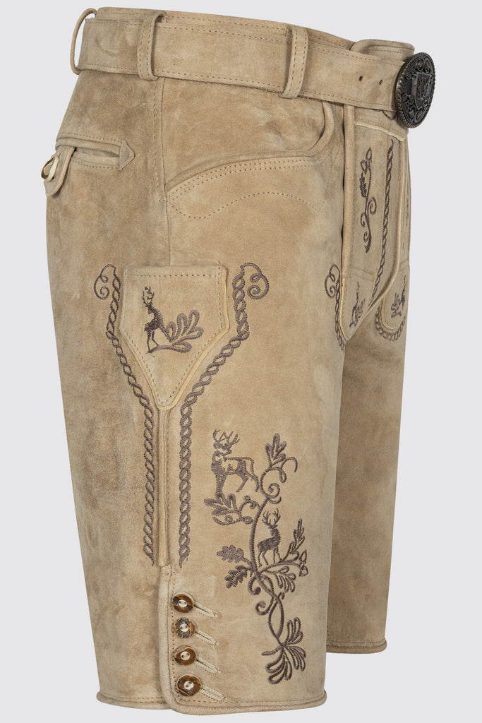 Lederhose MILIAN mit Gürtel - Krüger Buam - 965070-000-0071-dquadrat