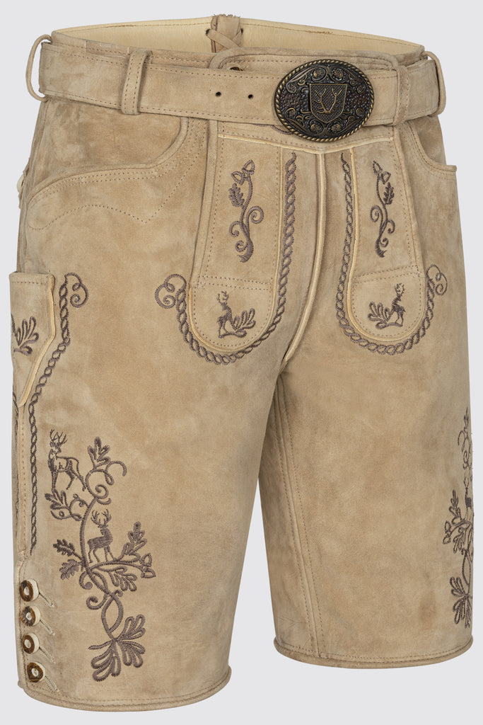 Lederhose MILIAN mit Gürtel - Krüger Buam - 965070-000-0071-dquadrat