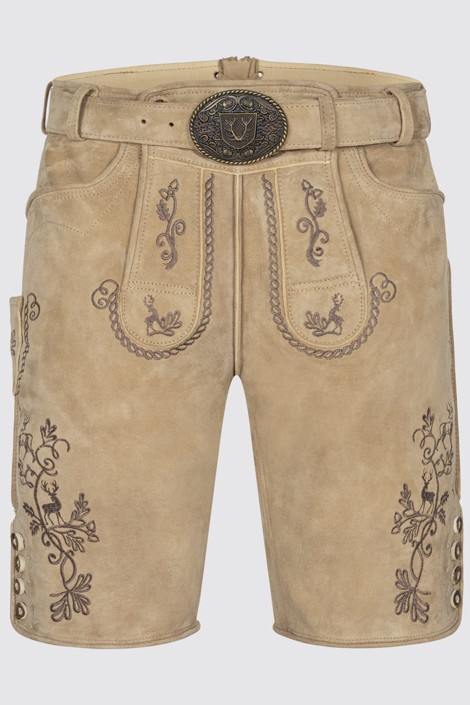 Lederhose MILIAN mit Gürtel - Krüger Buam - 965070-000-0071-dquadrat