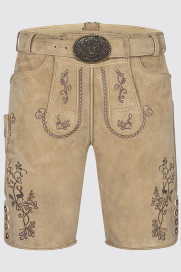 Lederhose MILIAN mit Gürtel - Krüger Buam - 965070-000-0071-dquadrat
