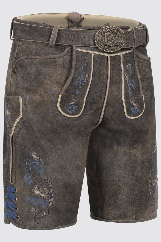 Herren Lederhose VASILI mit Gürtel - Krüger Buam - 962670-000-0076-dquadrat