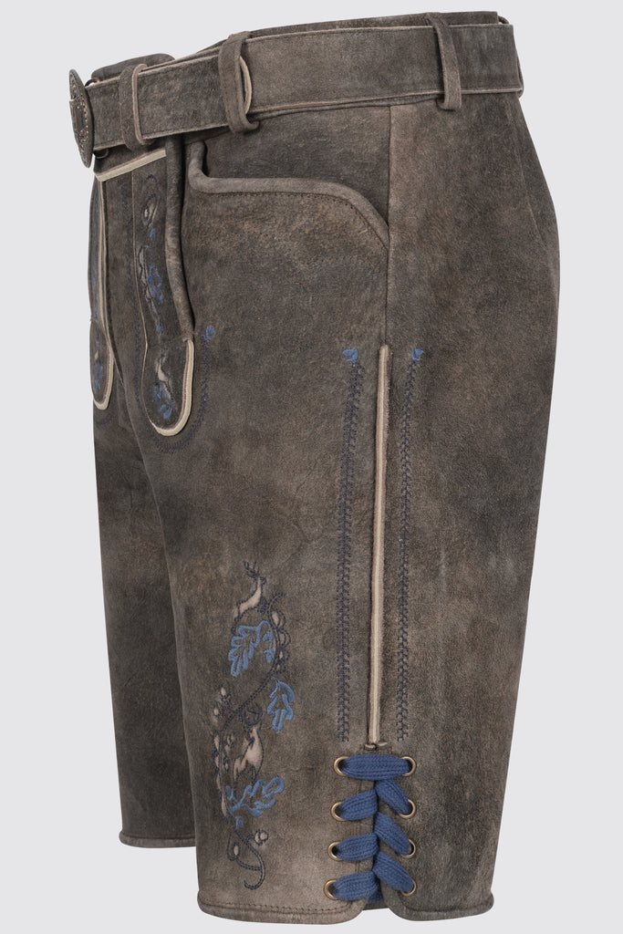 Herren Lederhose VASILI mit Gürtel - Krüger Buam - 962670-000-0076-dquadrat