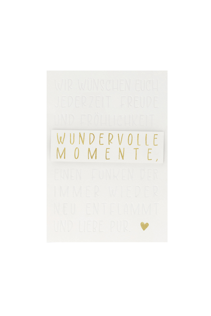 Lieblingsmoment Karte "Wundervolle Momente" - 17751 - Räder Design-dquadrat