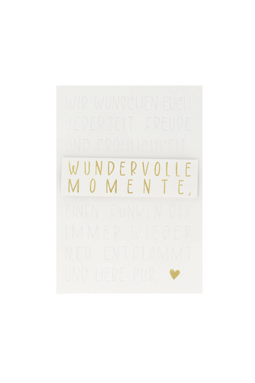 Lieblingsmoment Karte "Wundervolle Momente" - 17751 - Räder Design-dquadrat