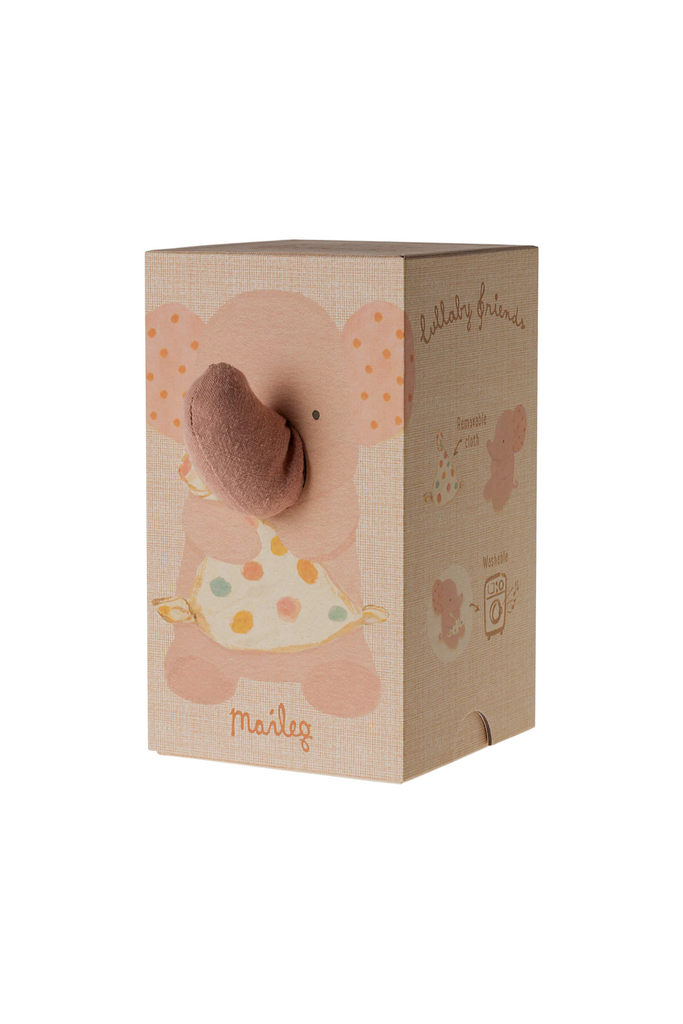 Lullaby friends - Elefant - Alt Rosa - 16-4971-01 - Maileg - Spieluhr-dquadrat
