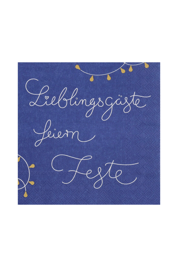 Lunchservietten "Lieblingsgäste feiern Feste" - 92791 - Räder Design-dquadrat
