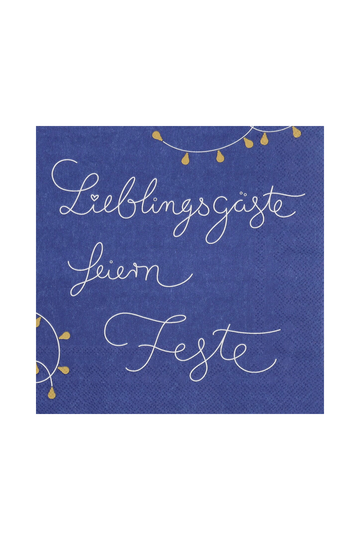 Lunchservietten "Lieblingsgäste feiern Feste" - 92791 - Räder Design-dquadrat