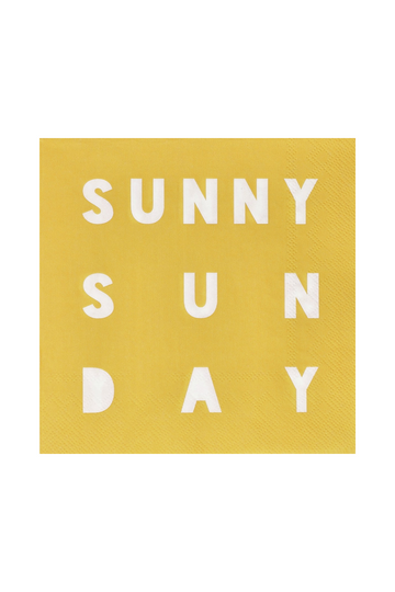 Lunchservietten "Sunny Sunday" - 33x33 cm - 18211 - Räder Design-dquadrat