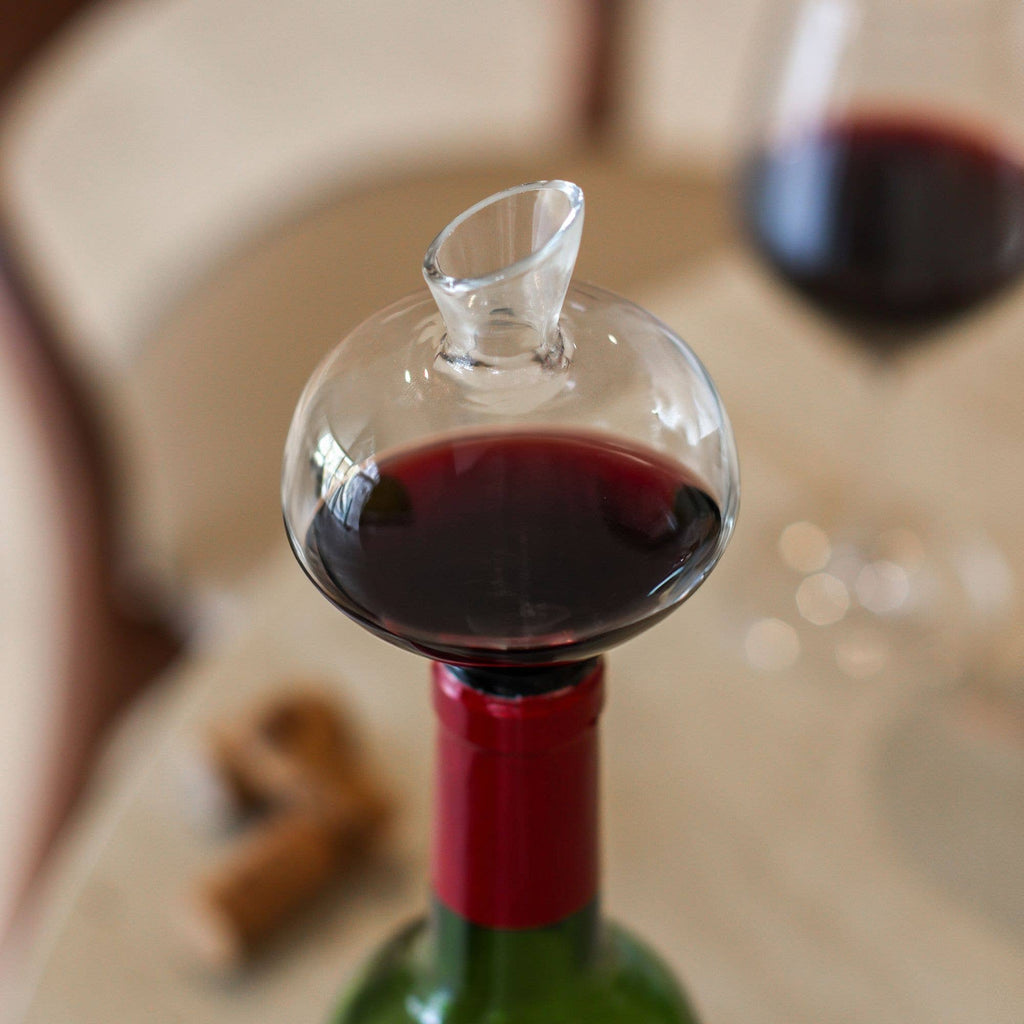 Luxuriöser Weinbelüfter aus Glas und Silikon - 7911237 - Ogo living - Küche - Wohnen-dquadrat