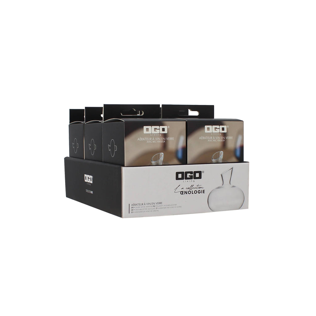 Luxuriöser Weinbelüfter aus Glas und Silikon - 7911237 - Ogo living - Küche - Wohnen-dquadrat