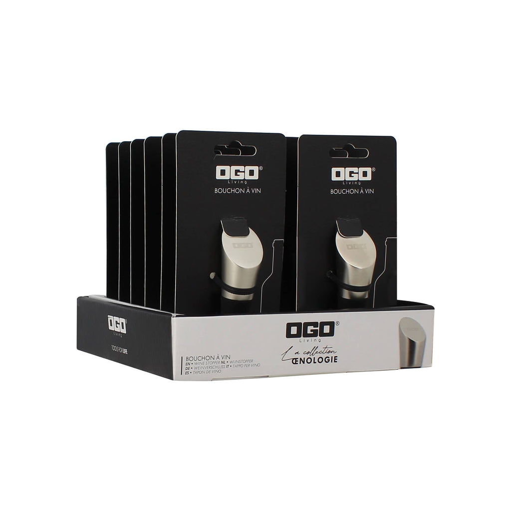Luxuriöser Weinkorken aus Edelstahl - 7911229 - Ogo living-dquadrat