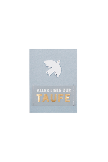 Minikarte "Alles Liebe zur Taufe" - 17916 - Räder Design-dquadrat