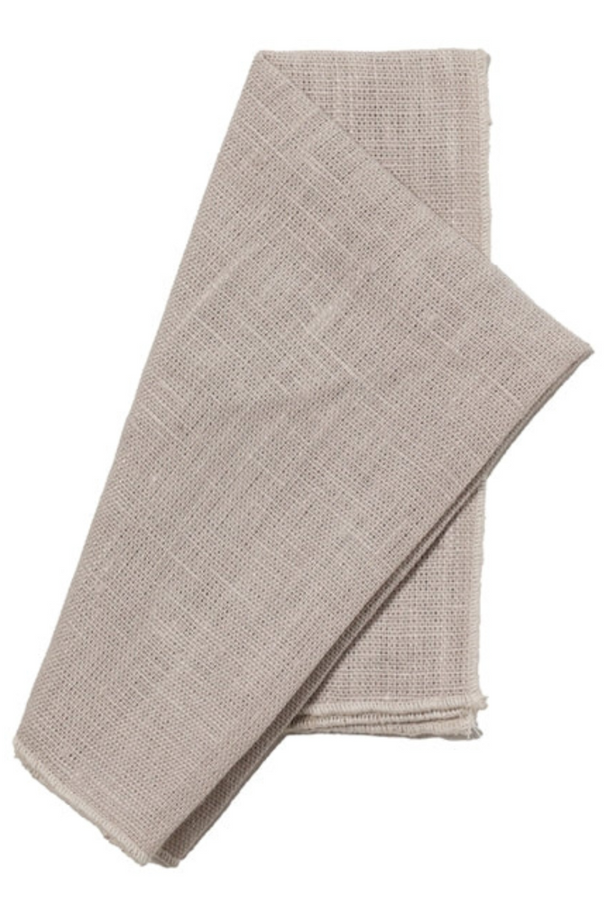 Napkin Leinen Basic - Edge-Light Grau - 853-118-980-004 - EJA-dquadrat