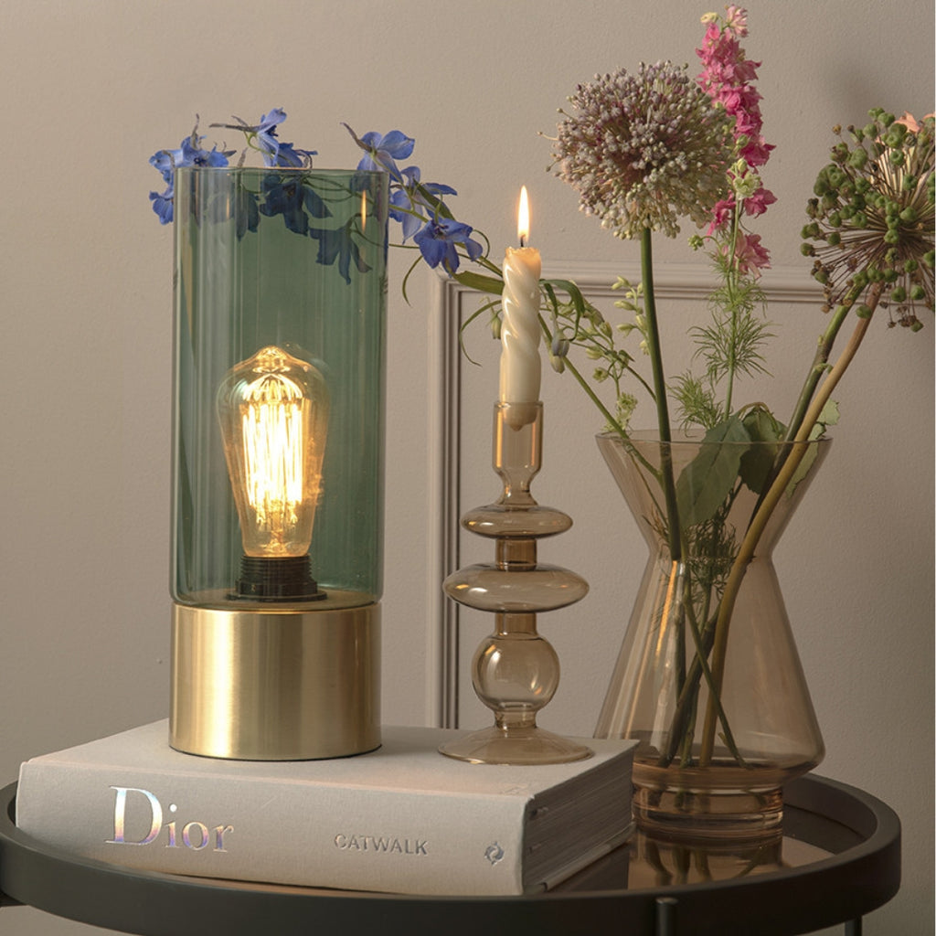 PT3636BR Kerzenhalter Candle Holder  Glass Art Rings large present time  Glasvase