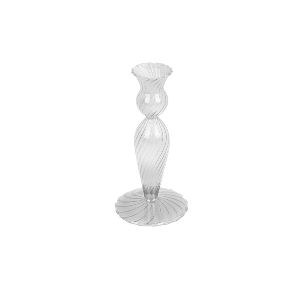 PT3729CL Kerzenhalter Candle Holder Swirl present time Glaskerzenhalter
