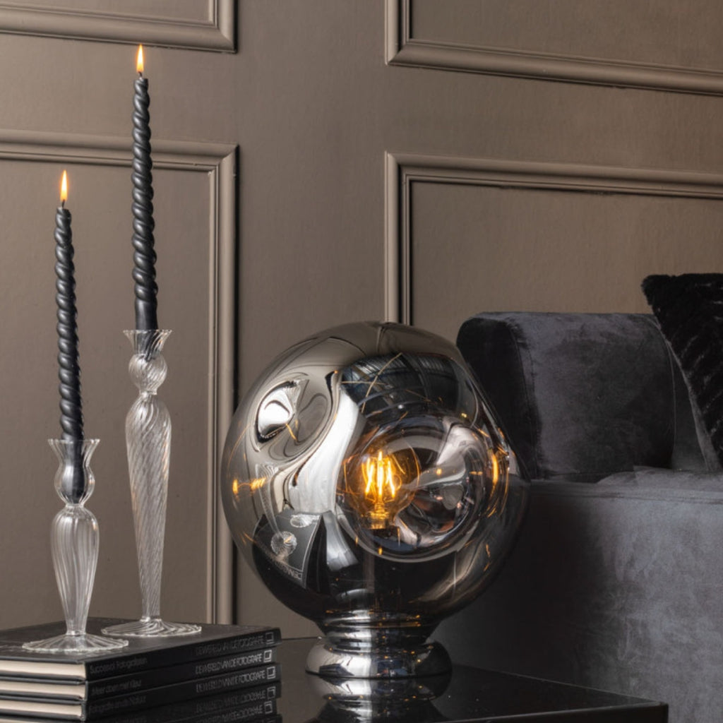 PT3729CL Kerzenhalter Candle Holder Swirl present time Glaskerzenhalter