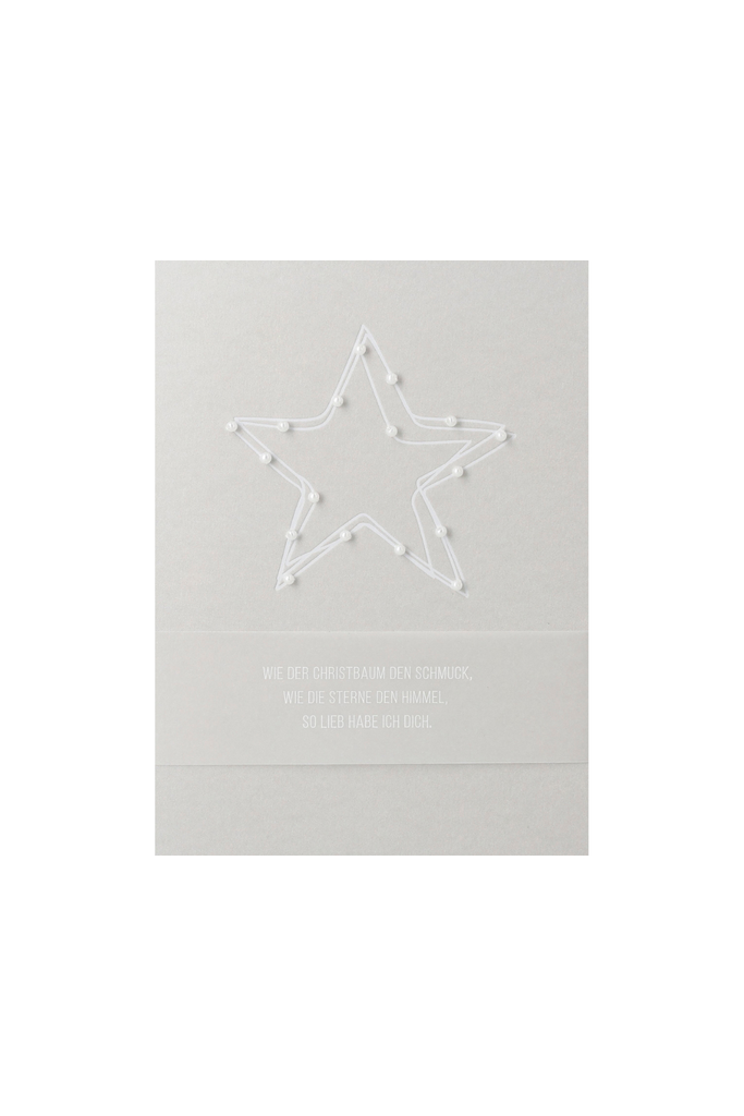 Perlenkarte "So lieb hab ich dich" - 92836 - Räder Design-dquadrat
