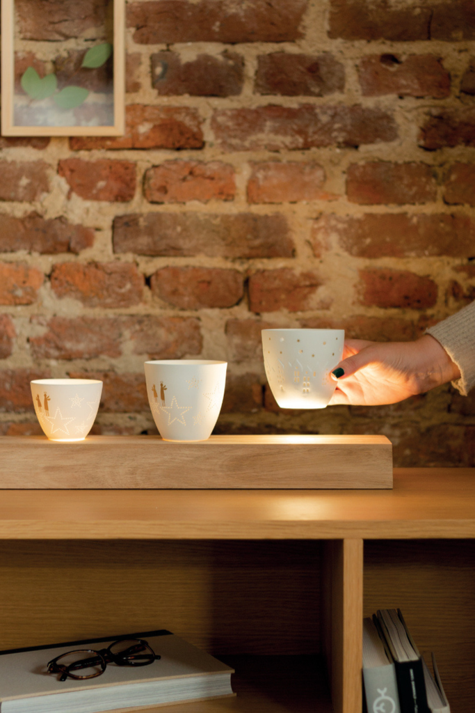 Poesielicht - Engel  Häuser - 92226 - 92227 - groß - Räder Design-dquadrat