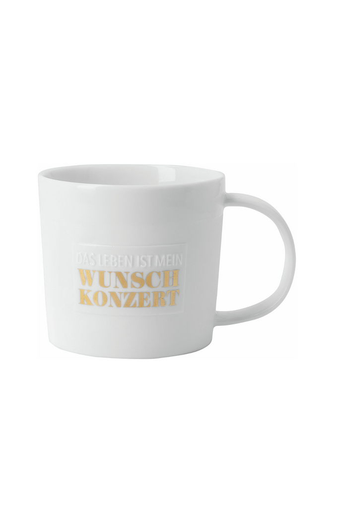 Poesietasse "Das Leben ist mein Wunschkonzert" - 17702 - Räder Design-dquadrat