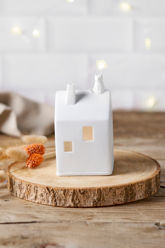 Porzellangeschichten - Lichthaus Katze - 16221 - Räder Design - Dquadrat