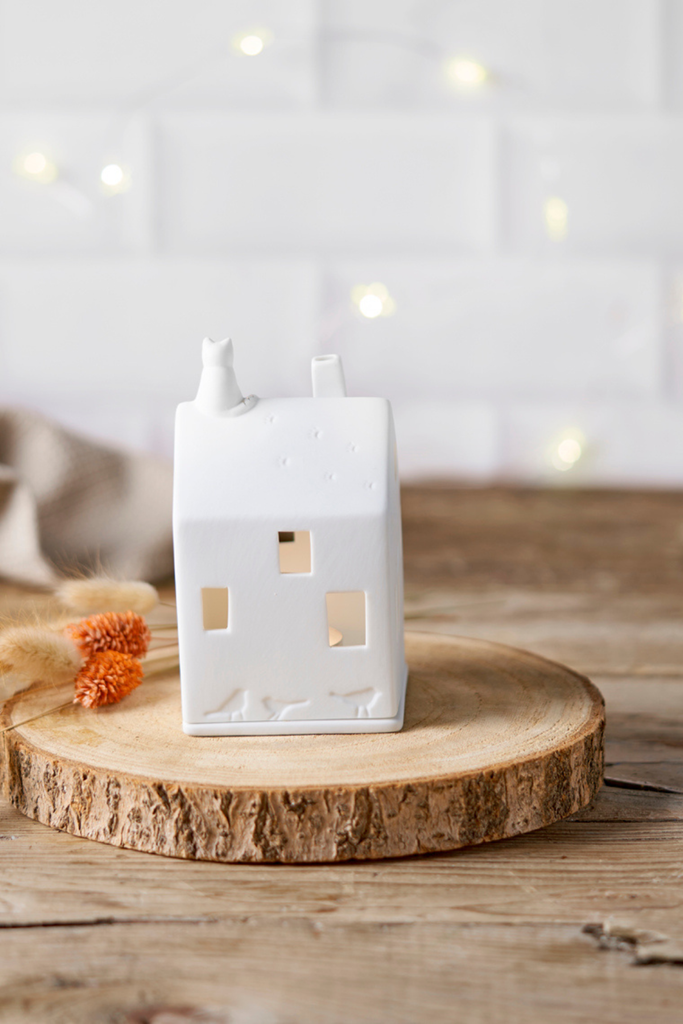 Porzellangeschichten - Lichthaus Katze - 16221 - Räder Design - Dquadrat