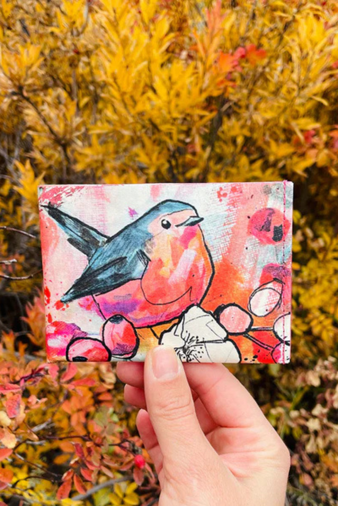 RFID Portemonnaie - Geldbeutel - Curious Redbreast - Jules Boho Koop - Paprcuts