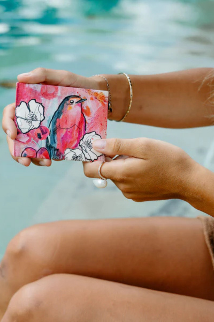 RFID Portemonnaie - Geldbeutel - Curious Redbreast - Jules Boho Koop - Paprcuts