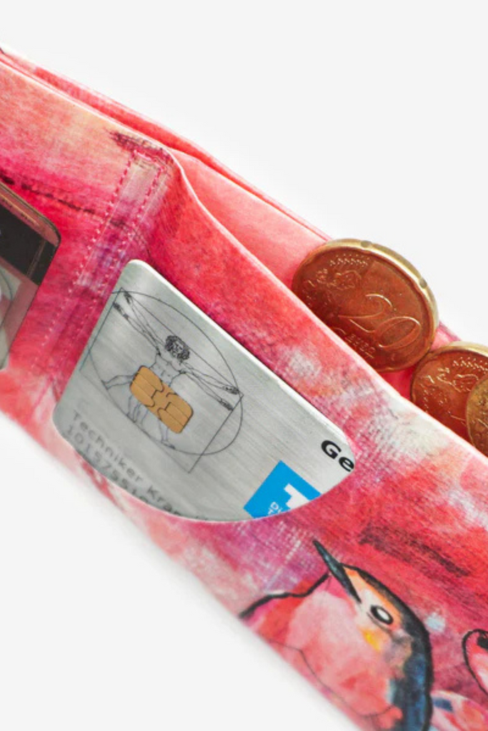 RFID Portemonnaie - Geldbeutel - Curious Redbreast - Jules Boho Koop - Paprcuts