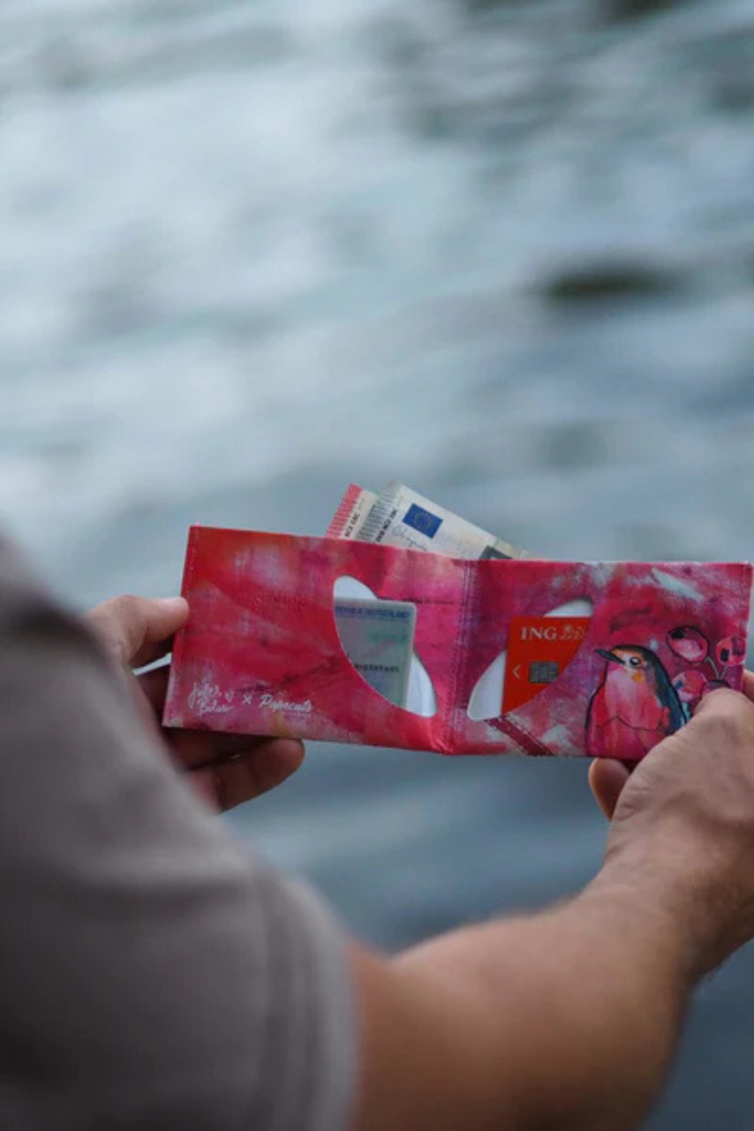 RFID Portemonnaie - Geldbeutel - Curious Redbreast - Jules Boho Koop - Paprcuts