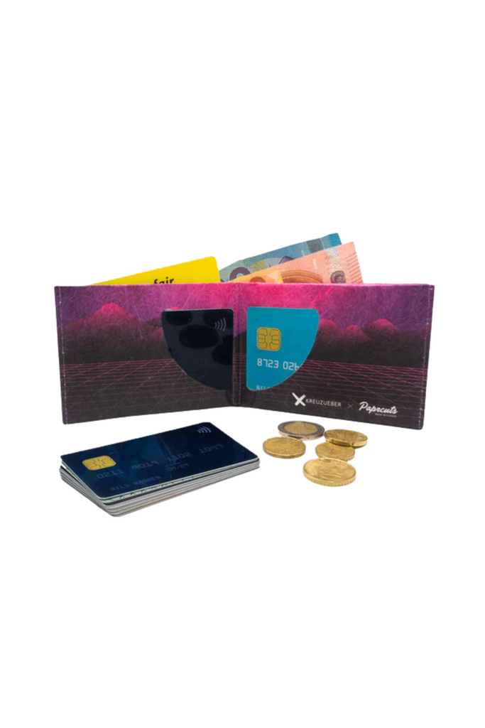 RFID Portemonnaie - Geldbeutel - Dinos gegen Nazis - Paprcuts