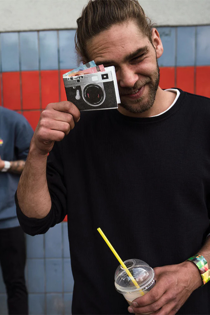 RFID Portemonnaie - Geldbeutel - Kamera - Paprcuts