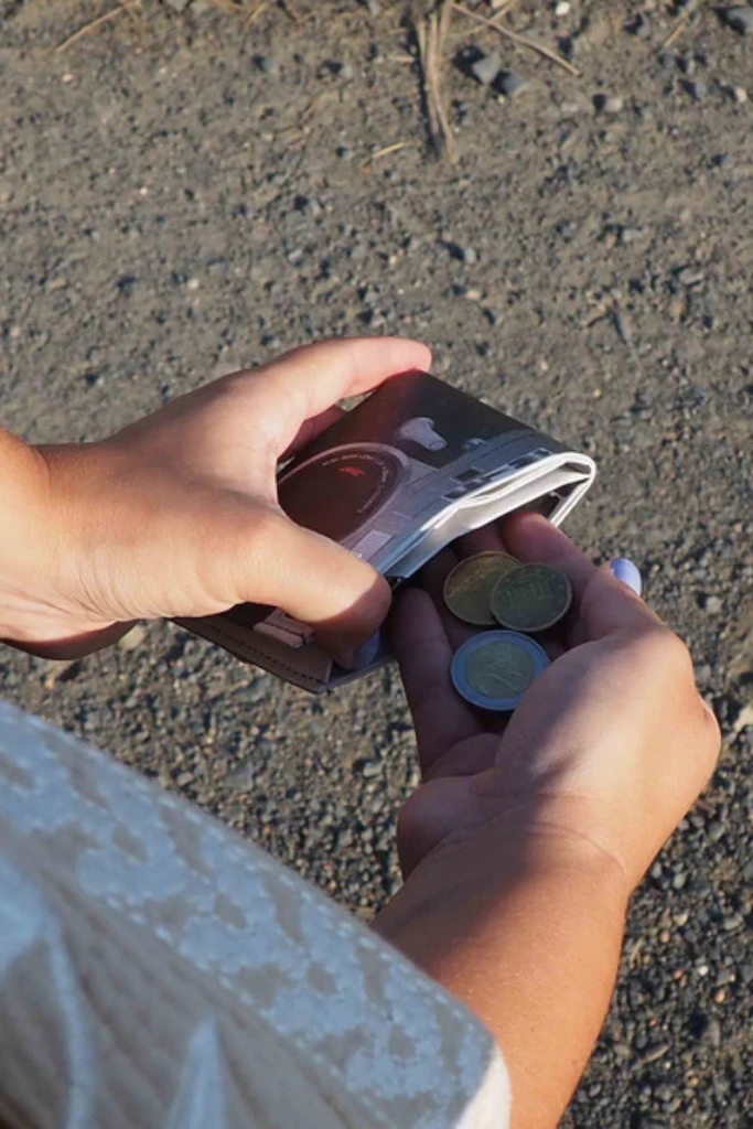 RFID Portemonnaie - Geldbeutel - Kamera - Paprcuts