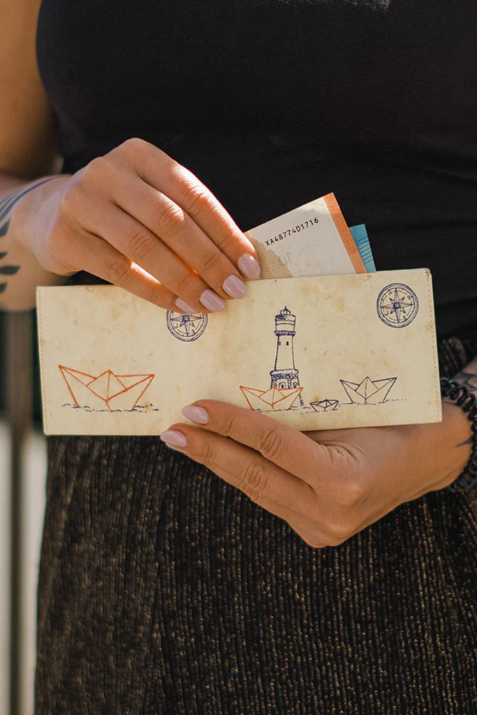 RFID Portemonnaie - Geldbeutel - Leuchtturm - Paprcuts