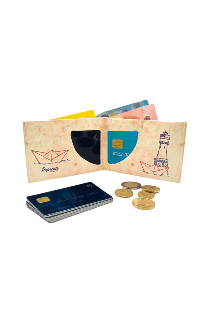 RFID Portemonnaie - Geldbeutel - Leuchtturm - Paprcuts