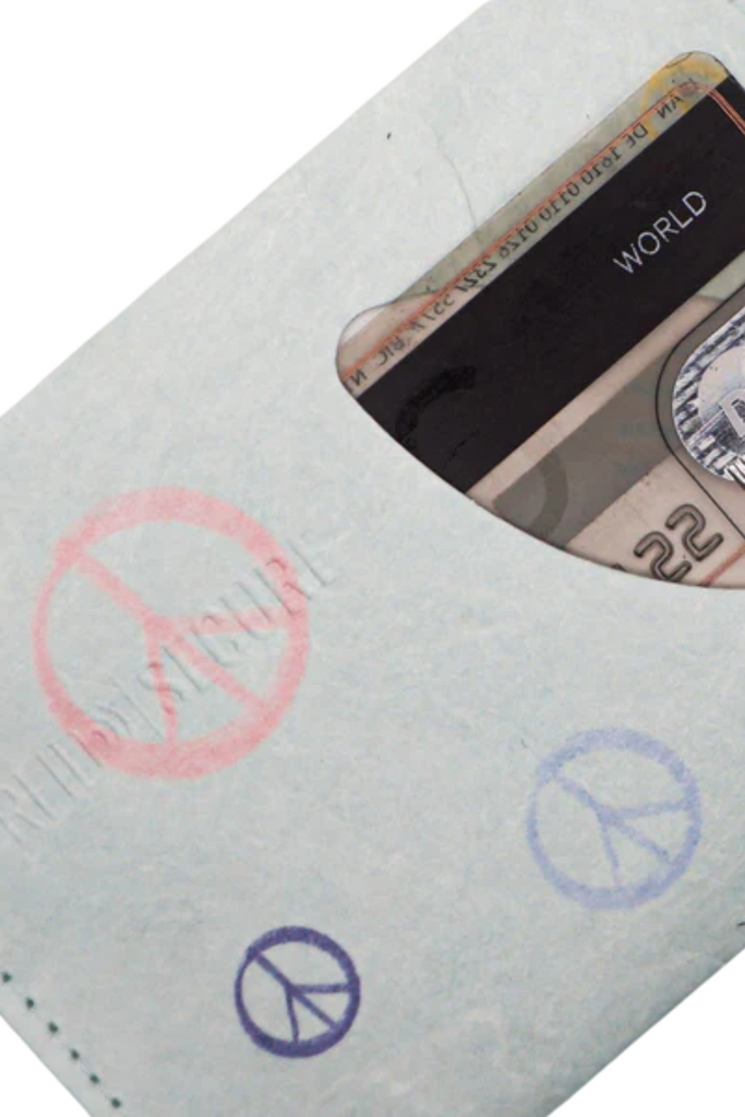 RFID Portemonnaie - Geldbeutel - No War - Kreuzueber Koop - Paprcuts