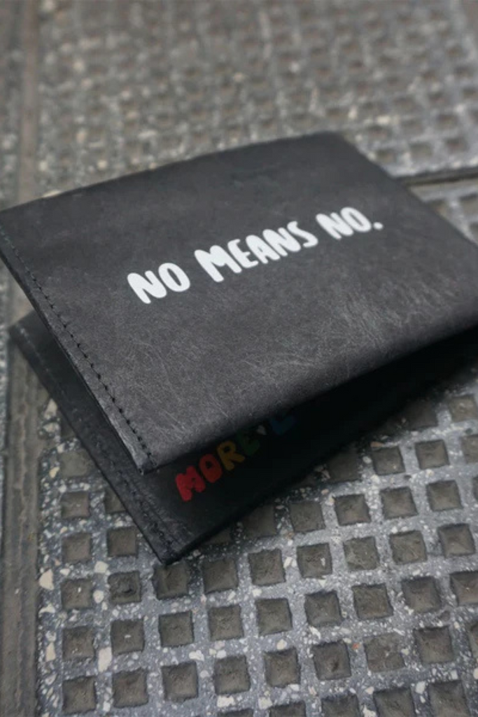 RFID Portemonnaie - Geldbeutel - No means No - Paprcuts