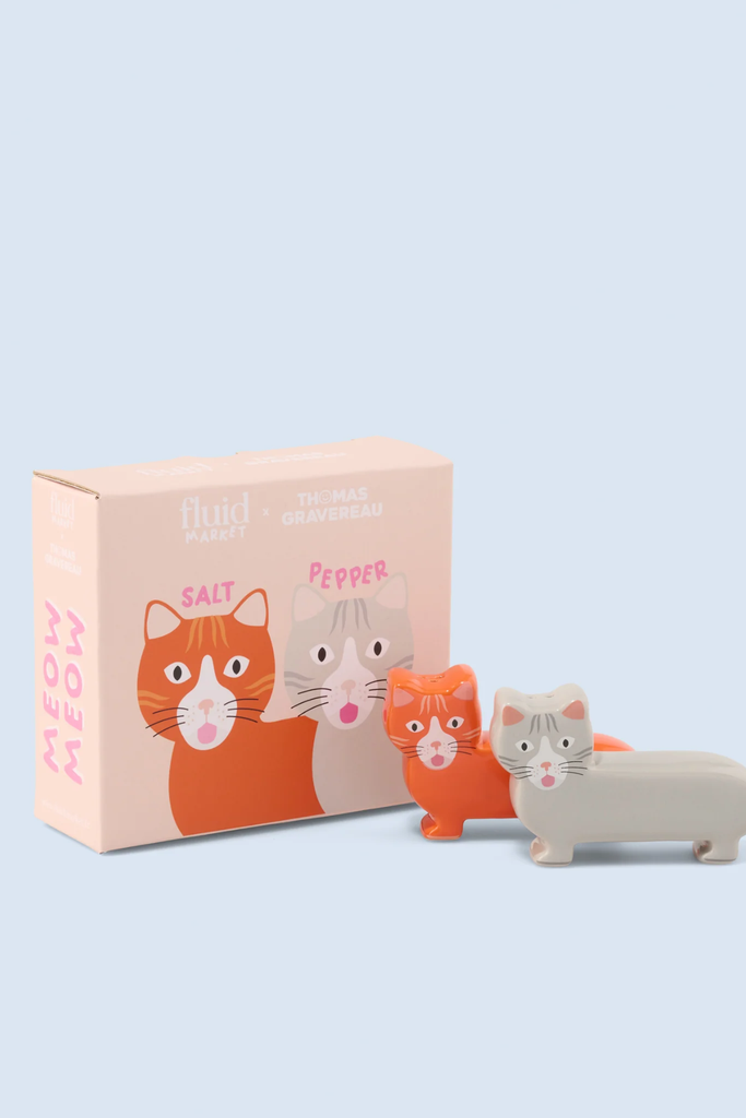 Salz & Pfefferstreuer - Katze -  AASAAPECAT - Fluid Market - Küche-dquadrat