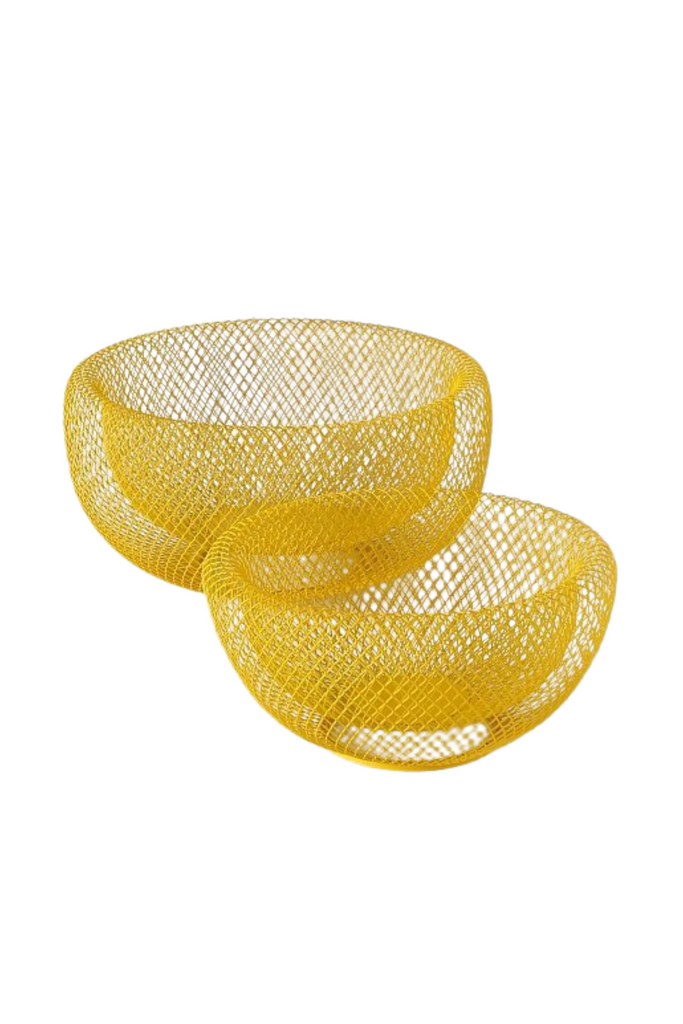Schale Seoul - 9828773 - rund - Eisen - gelb - BOLTZE - groß - Wohnen - Dekoration