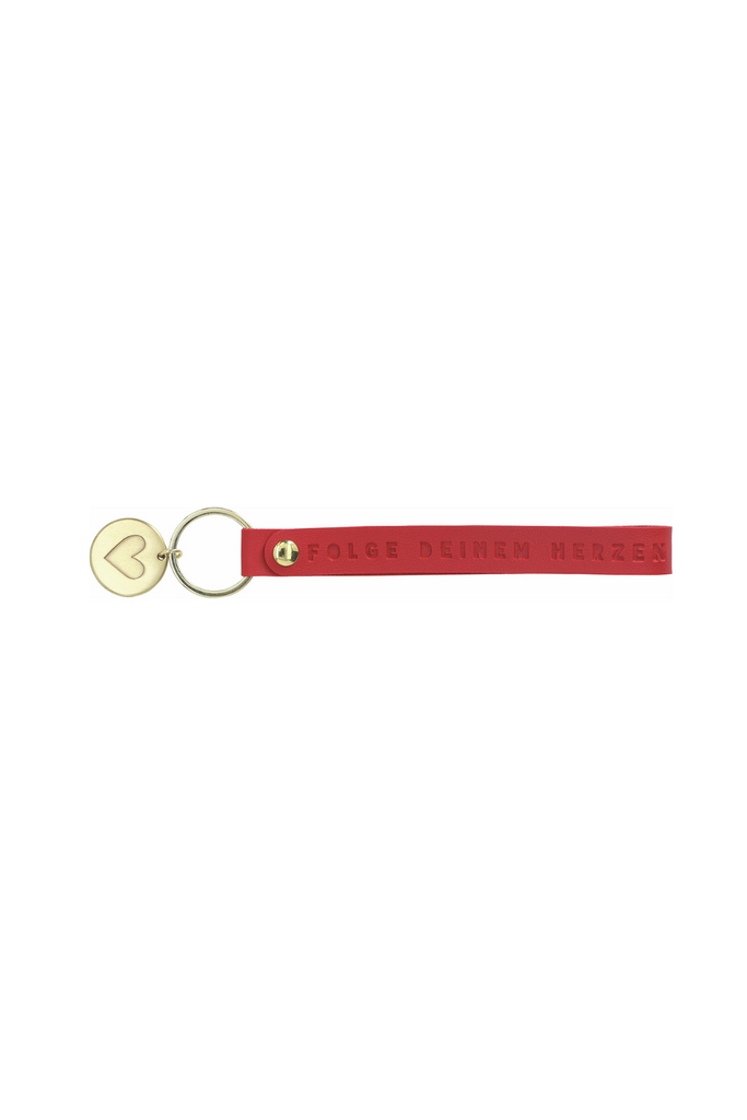 Schlüsselanhänger Schlüsselband "Folge deinem Herzen" - 17551 - Räder Design-dquadrat
