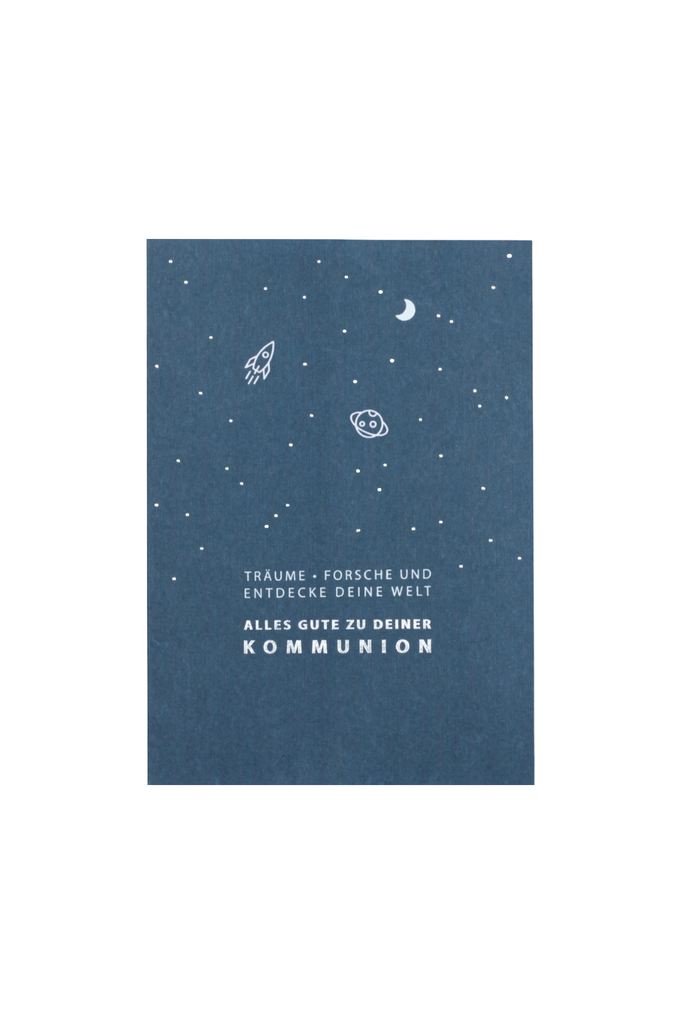 Segenkarte Weltall - Kommunion - 63518 - Räder Design-dquadrat