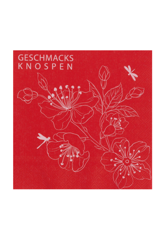 Serviette 33x33cm - GESCHMACKSKNOSPEN - 17403 - Räder Design - Küche