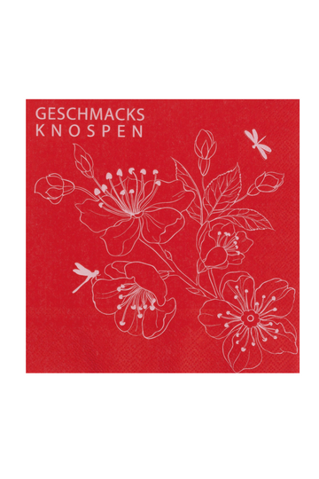 Serviette 33x33cm - GESCHMACKSKNOSPEN - 17403 - Räder Design - Küche
