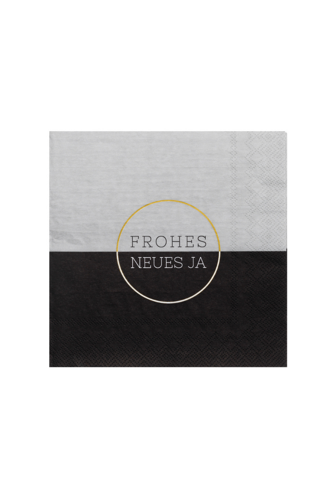 Serviette 33x33cm - Frohes neues Jahr - 92435 - Räder Design-dquadrat