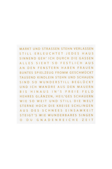 Serviette 33x33cm - Weihnachtsgedicht - 92436 - Räder Design-dquadrat